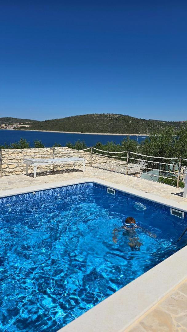 Villa, Stone House With Swimming Pool & Sauna, Beach, Sevid Dış mekan fotoğraf